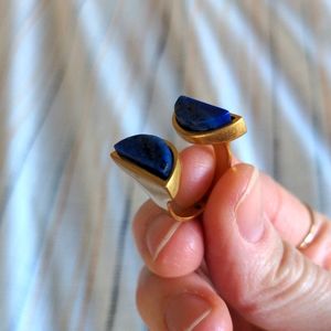 Madewell Blue/gold ring